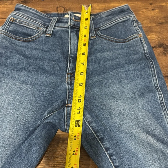 Madewell Curvy Roadtripper Stovepipe Jeans Size 24P/0-2US. Perfect vintage Jean. - Picture 5 of 8